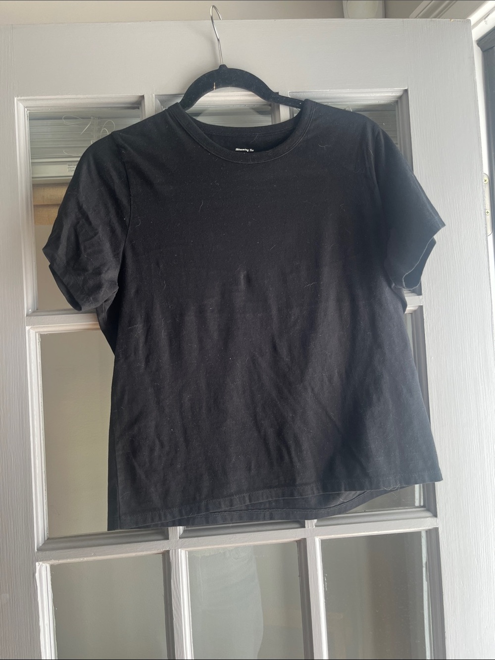 Abercrombie & Fitch Black Short-Sleeve Crewneck Tee
